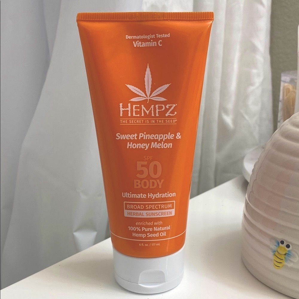 Hempz Orange and White Suncare SPF 50
